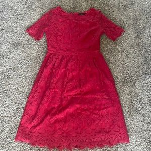 Red dress- adorable for holiday parties!